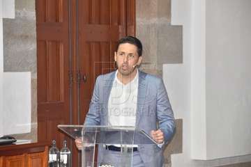 La presentación del Plan de Reactivación Económica y Social de Telde tuvo lugar este lunes en la ermita de San Pedro Mártir (Foto Francisco Javier Santana)